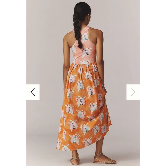 Anthropologie Rachel Antonoff Cockatoo Dress Medium - Picture 4 of 9